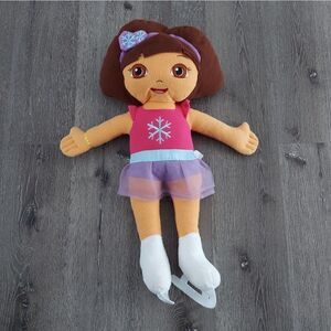 2014 Nickelodeon Dora The Explorer Large 27" Plush Ice Skating